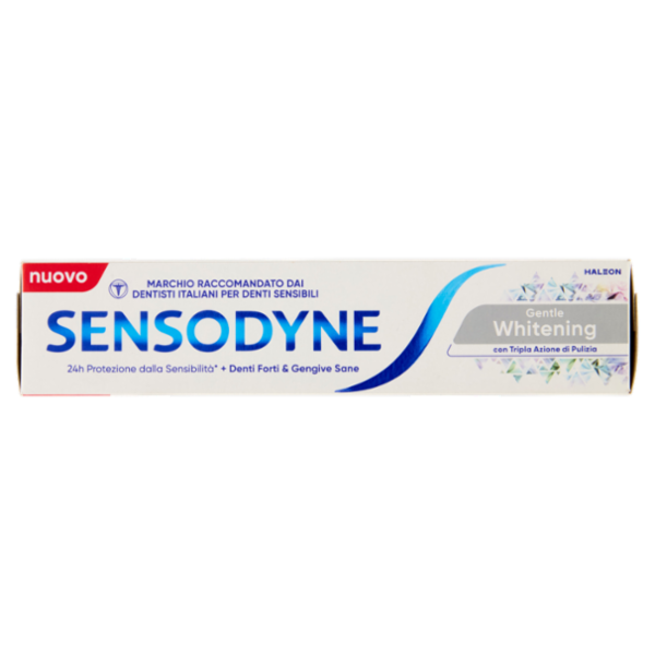 Sensodyne Gentle Whitening Dentifricio Per Denti Sensibili, per Denti Forti E Gengive Sane, 75 ml