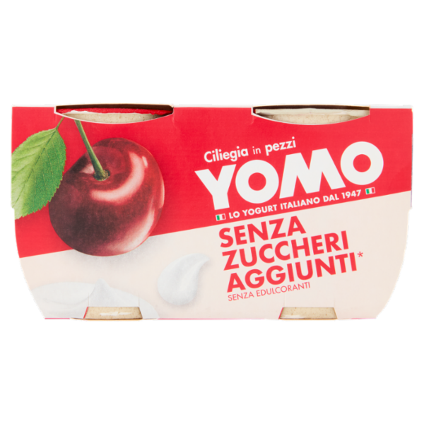 Yomo Senza Zuccheri Aggiunti* Ciliegia in pezzi 2 x 125 g