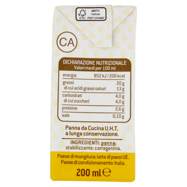 Granarolo Cucina ad Arte Panna 200 ml