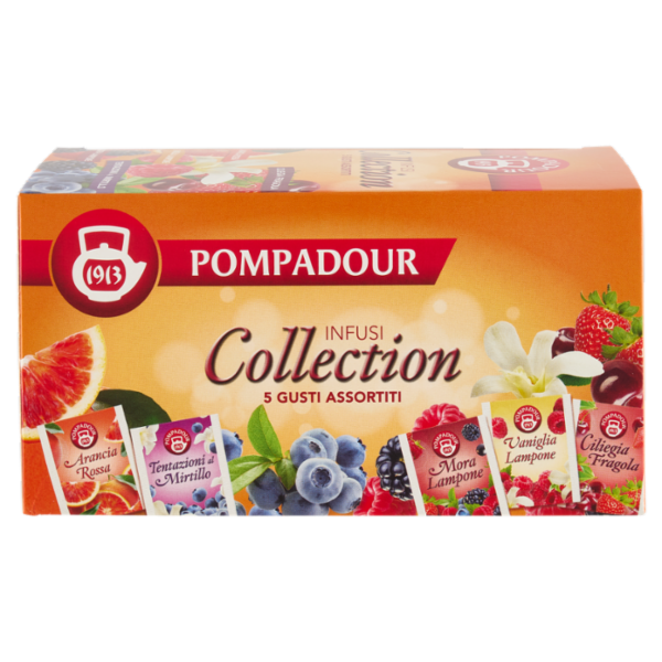 Pompadour Infusi Collection 5 Gusti Assortiti 25 x 2,75 g