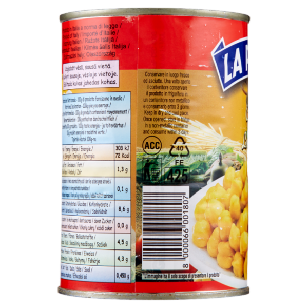 La Palma Ceci Lessati 400 g
