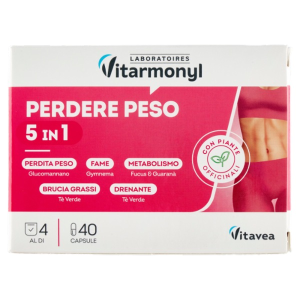 Laboratoires Vitarmonyl Perdere Peso 5 in 1 40 capsule 18,2 g