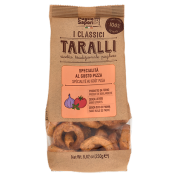 Puglia Sapori I Classici Taralli Specialità Al Gusto Pizza 250 g