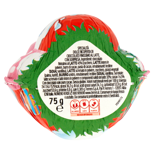 Kinder Sorpresa Figura cava Coniglio Lei 75 g