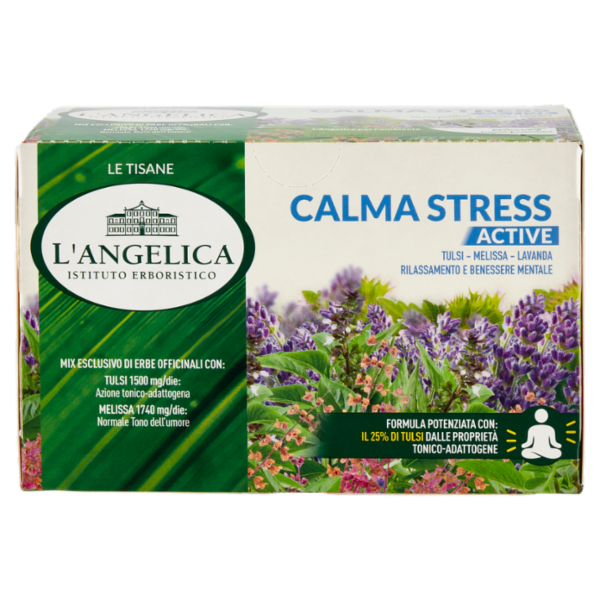 L'Angelica Le Tisane Calma Stress Active 18 Filtri 34,2 g