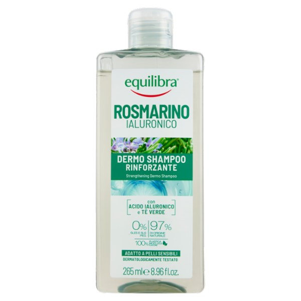 equilibra Rosmarino Ialuronico Dermo Shampoo Rinforzante 265 ml