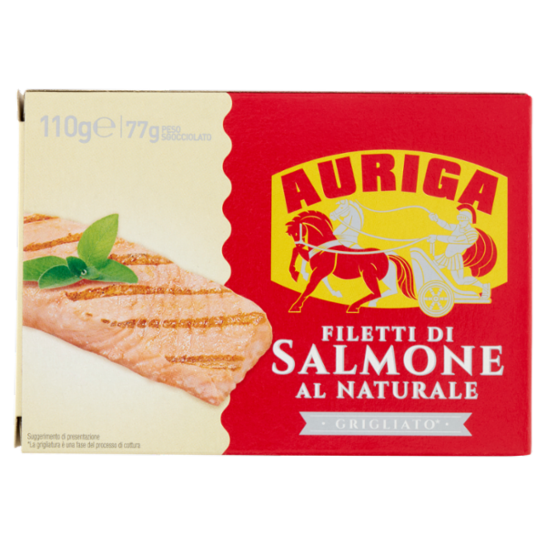 Auriga Filetti di Salmone al Naturale grigliato* 110 g