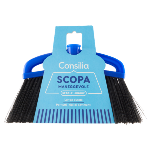 Consilia Scopa Maneggevole con Setole Lunghe