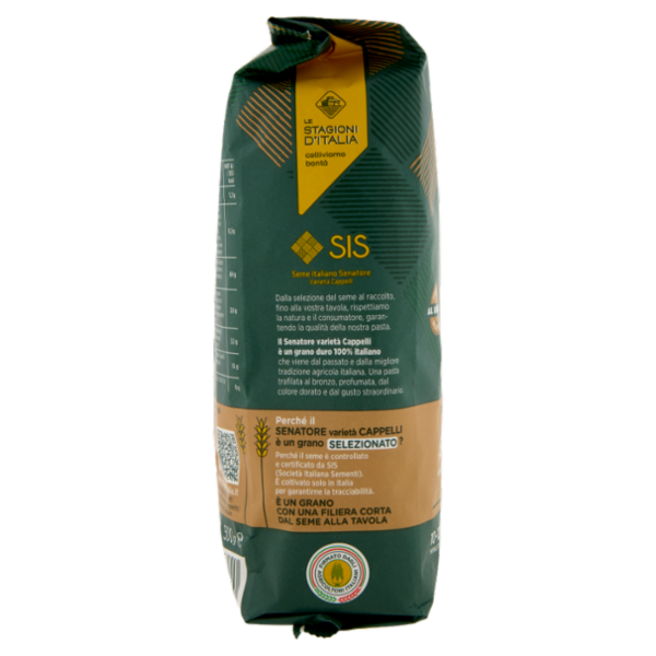 Le Stagioni d'Italia Senatore varietà Cappelli Tortiglioni 500 g