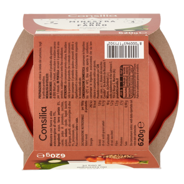 Consilia Minestra con Farro 620 g