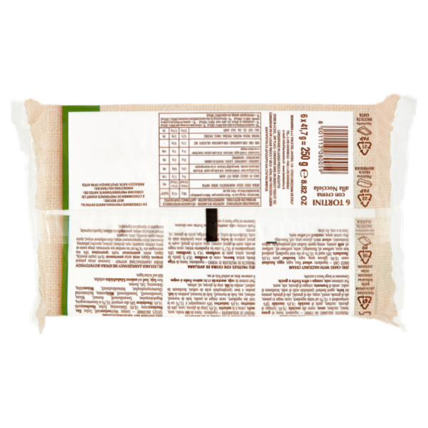 Beniamino Tortini con crema alla Nocciola 6 x 41,7 g