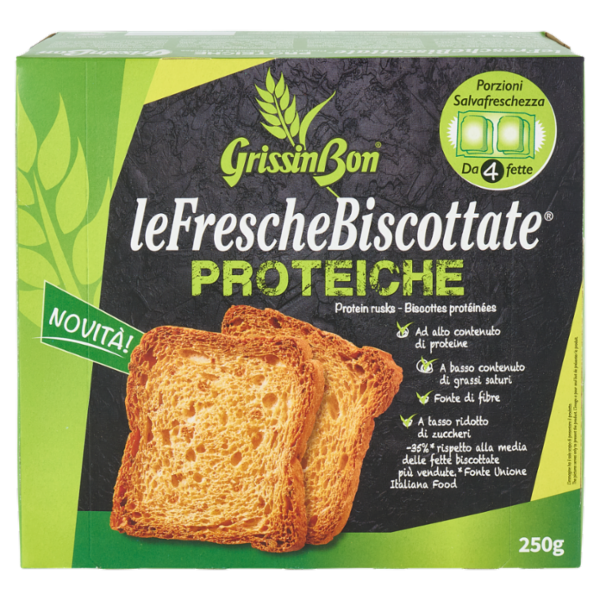 GrissinBon leFrescheBiscottate Proteiche 250 g