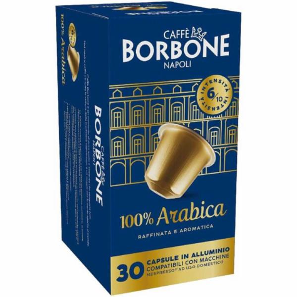 Caffe' Borbone Nespresso 100% Arabica 30 Capsule 150g