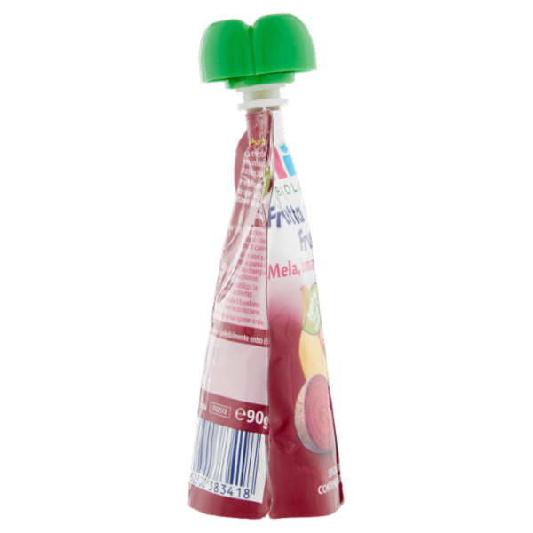 HiPP Biologico Frutta & Verdura Frullata Mela, banana e barbabietola 90 g