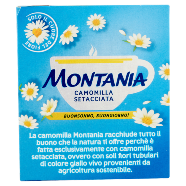 Montania Camomilla Setacciata 18 Filtri Infuso 31,5 g