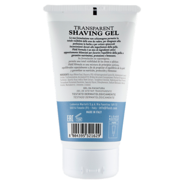 Floïd The Genuine Transparent Shaving Gel Citrus spectre 150 ml