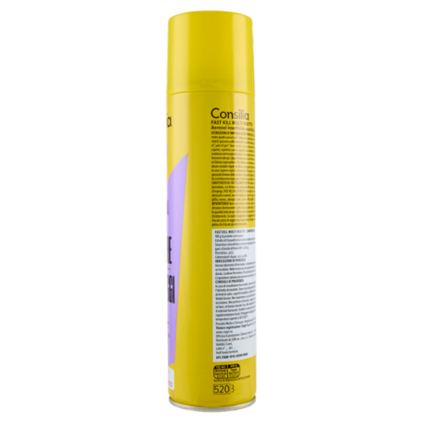 Consilia Insetticida Spray Contro Scarafaggi, Formiche e Insetti Striscianti 400 ml