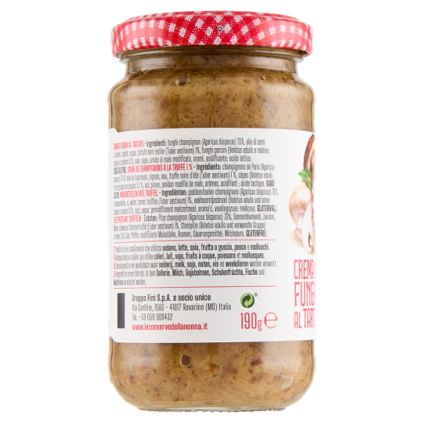 Le Conserve della Nonna Crema di Funghi al Tartufo 190 g
