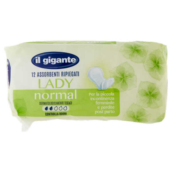 IL GIGANTE Assorbenti Ripiegati Lady normal 12 pz