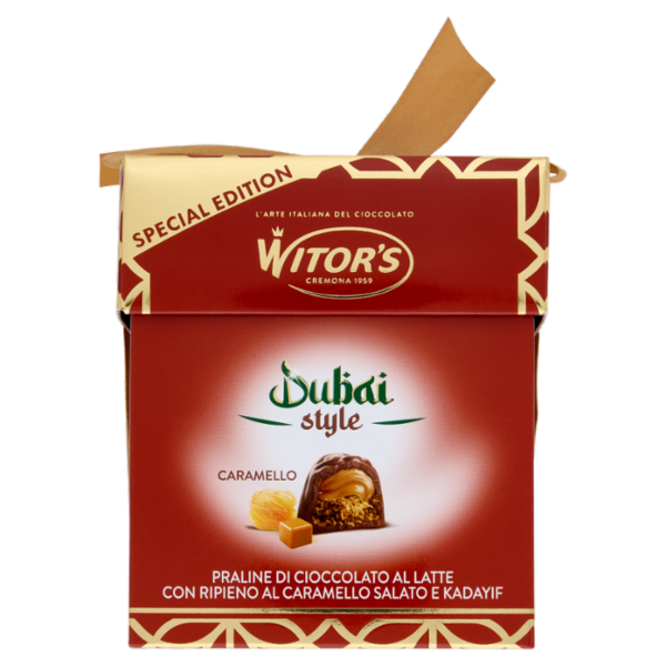 Witor's Dubai style Caramello Praline di Cioccolato al Latte 150 g