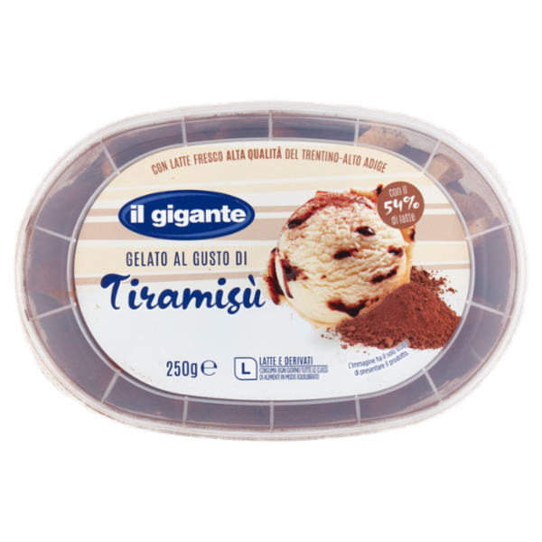 IL GIGANTE Gelato al Gusto di Tiramisù 250 g