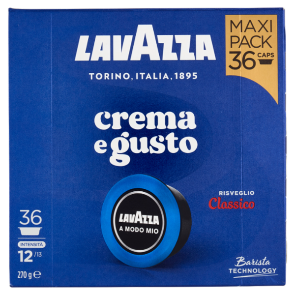 Lavazza A Modo Mio crema e gusto Classico 36 Capsule 270 g