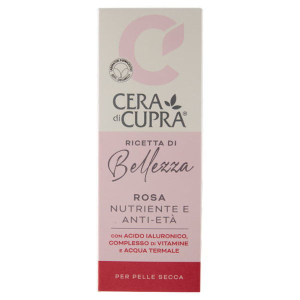 Cera di Cupra Ricetta di Bellezza Rosa Nutriente e Anti-Età 75 ml