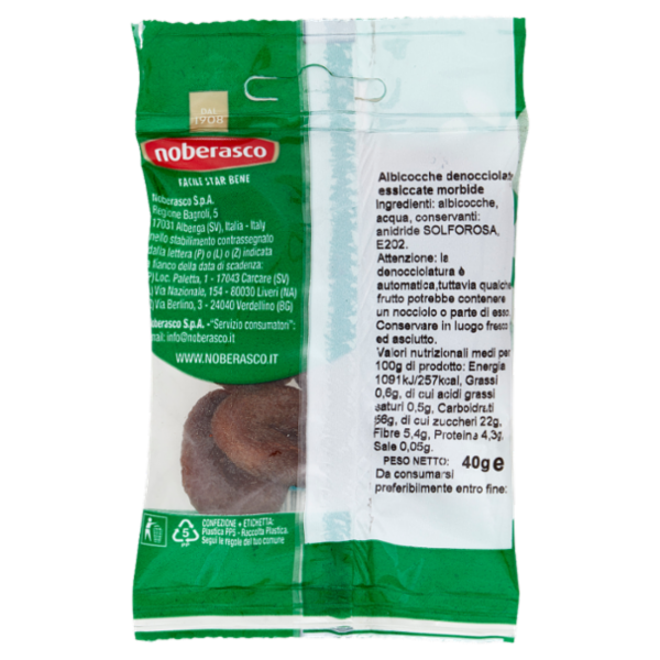 noberasco € 0,99 Albicocche Brunelle 40 g