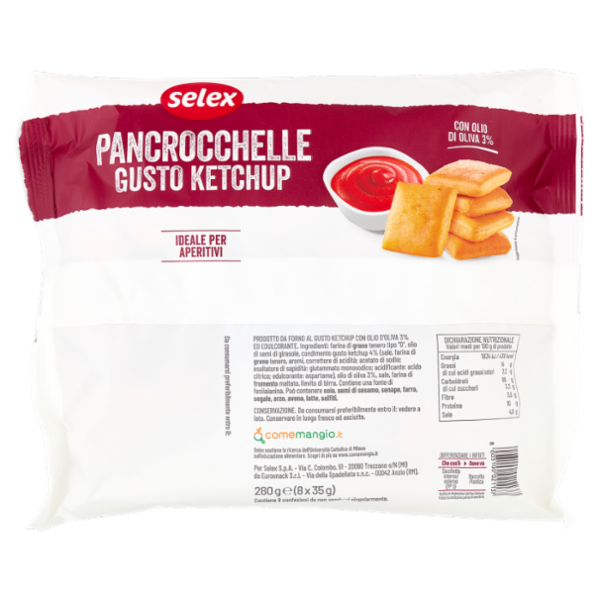 Selex Pancrocchelle Gusto Ketchup 8x35 g