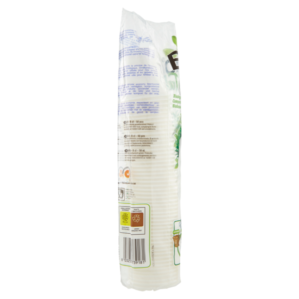 Bio Table Bicchieri 8 cl. Compostable 50 pz