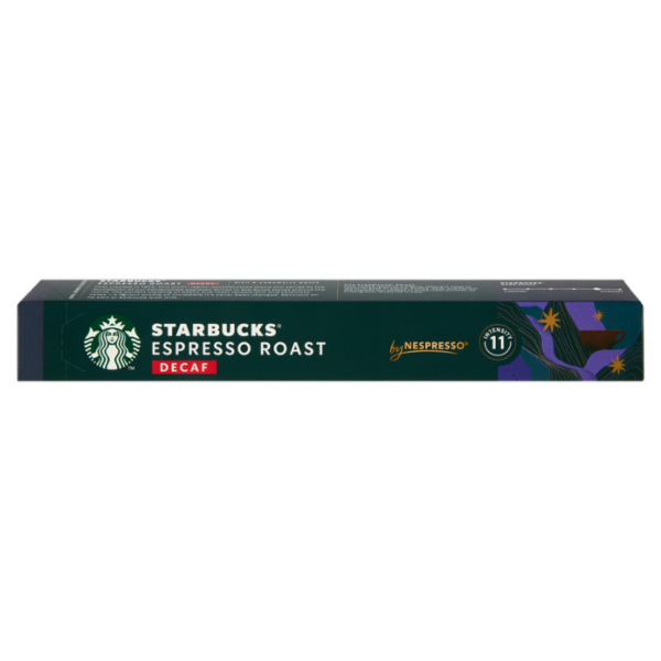 STARBUCKS Decaf Espresso Roast by Nespresso Caffè Decaffeinato 10 Capsule 55g