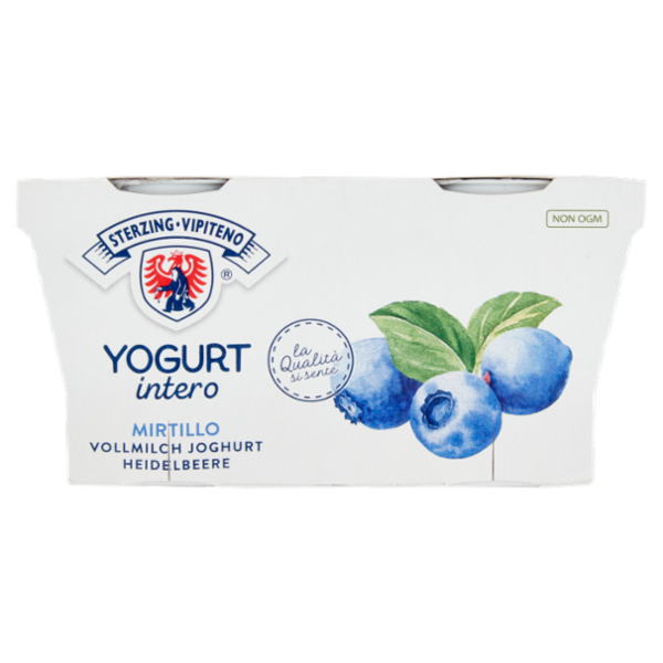 Sterzing Vipiteno Yogurt intero Mirtillo 2 x 125 g