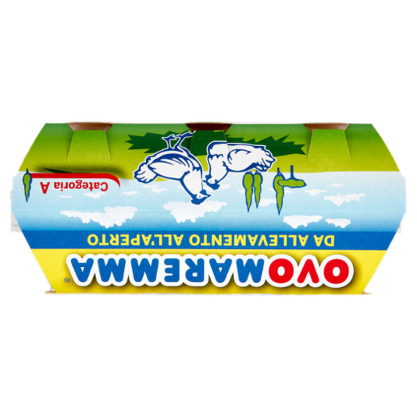 Ovomaremma 6 uova fresche di vario calibro da Allevamento all'Aperto 350 g