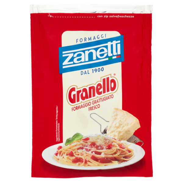 Zanetti Granello Formaggio Grattugiato Fresco 80 g