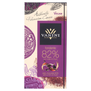Vanini Fondente 82% Con Note Di Rhum 100 g