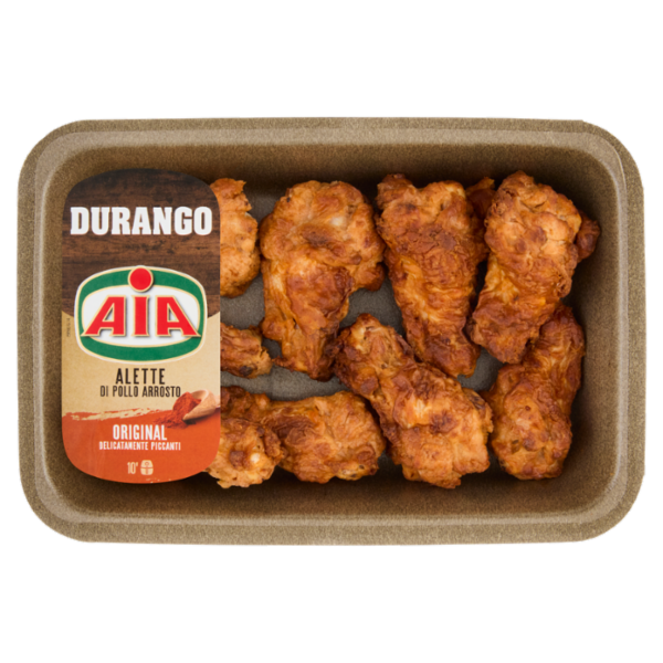Aia Durango Alette di Pollo Arrosto Original Delicatamente Piccanti 0,500 kg