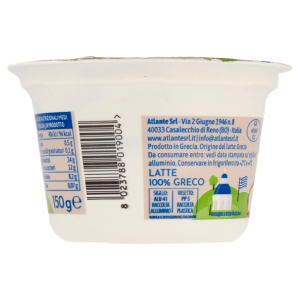 Kionas Yogurt Greco Nocciola 0,5% di grassi 150 g