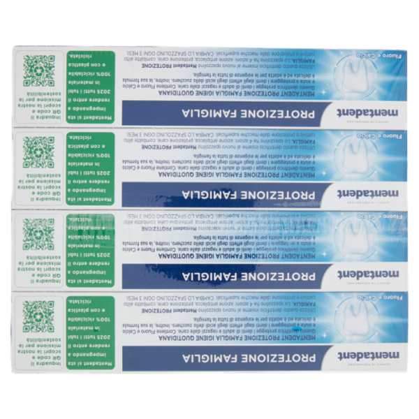 Mentadent Protezione Famiglia Igiene Quotidiana 4 x 75 ml