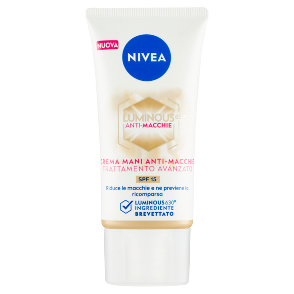 Nivea Luminous630 Anti-Macchie Crema Mani Anti-Macchie Trattamento Avanzato SPF 15 50 ml