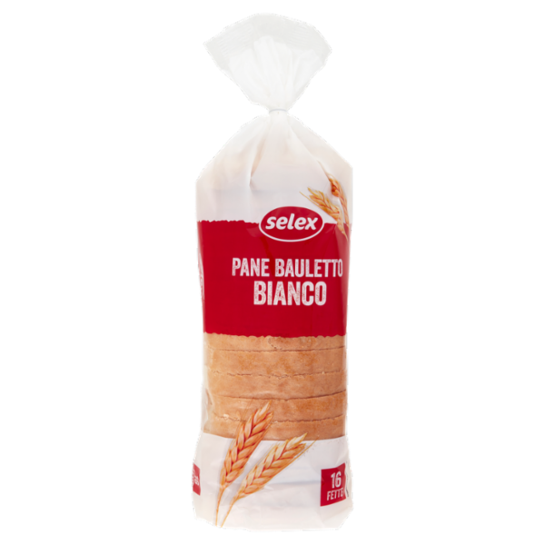 Selex Pane Morbido Bianco a Fette 400 g