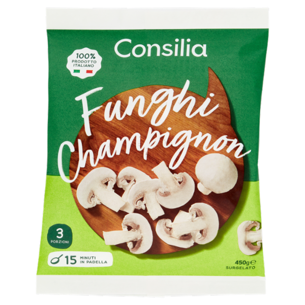 Consilia Funghi Champignon a Fette Surgelati 450 g