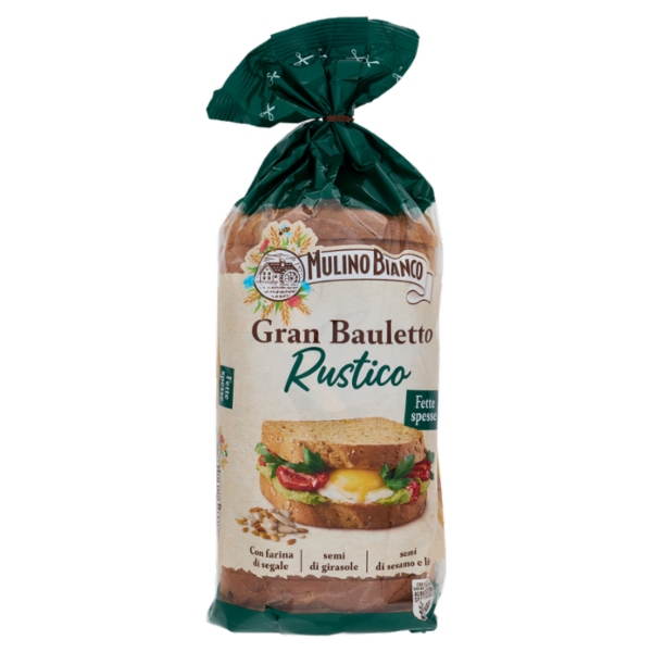 Mulino Bianco Gran Bauletto Pane Rustico 500g