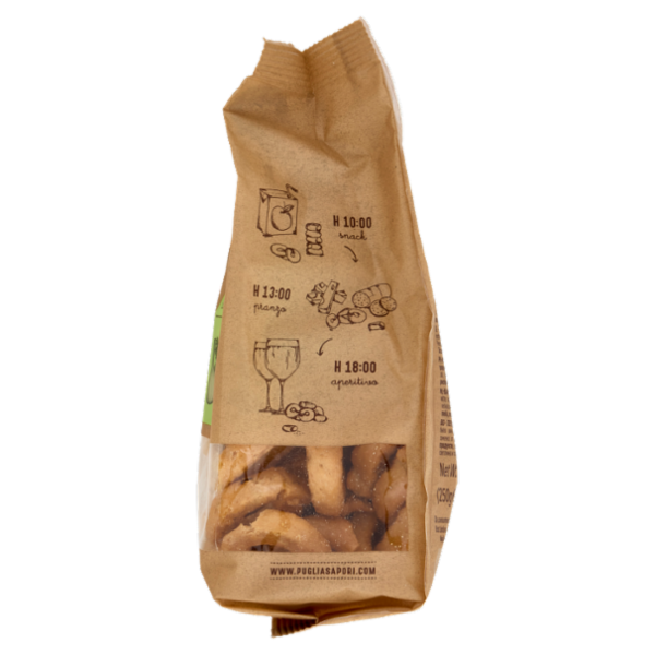 Puglia Sapori I Classici Taralli Specialità ai Semi di Finocchio 250 g