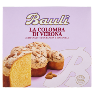 Bauli La Colomba Di Verona Zero Canditi Con Glassa e Mandorle 1 Kg
