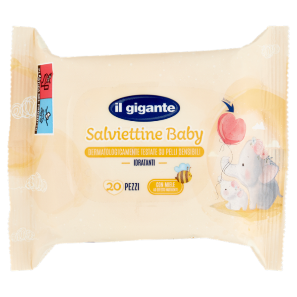IL GIGANTE Salviettine Baby Idratanti 20 pz
