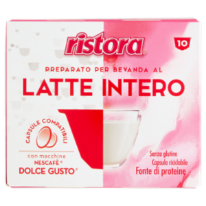 Ristora Latte Intero Capsule Compatibili Con Macchine Nescafè Dolce Gusto 10 x 16 g