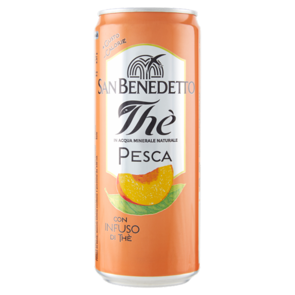 San Benedetto Thè Pesca lattina sleek 0,33 L