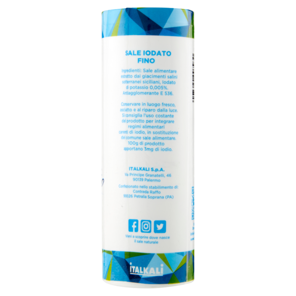 Italkali sale più iodio Sale Iodato Fino 250 g