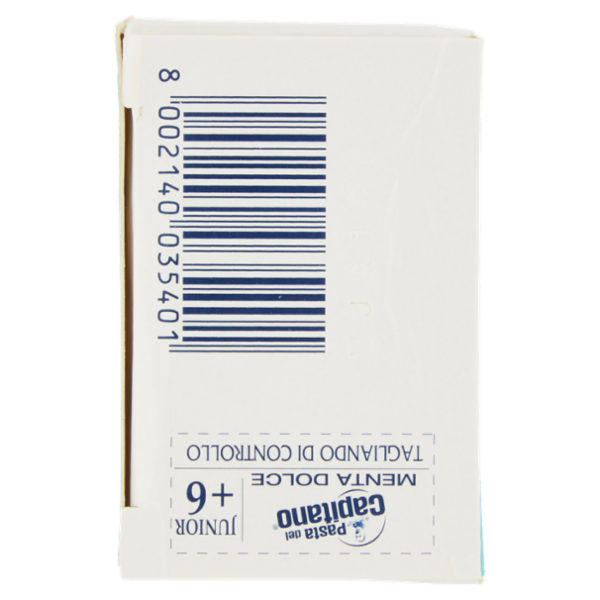 Pasta del Capitano Junior Captain +6 Anni Menta Dolce 75 ml