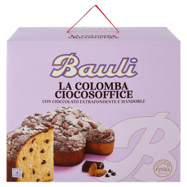 Bauli la Colomba Ciocosoffice con Cioccolato Extrafondente e Mandorle 750 g